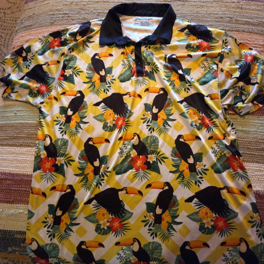 Grunk Dolfer Men's Golf Polo XXL